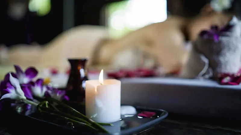 Massagem Tântrica – Prazer, Energia e Equilíbrio 2 Ambiente preparado para Massagem Tântrica no Royal Therapy Spa.